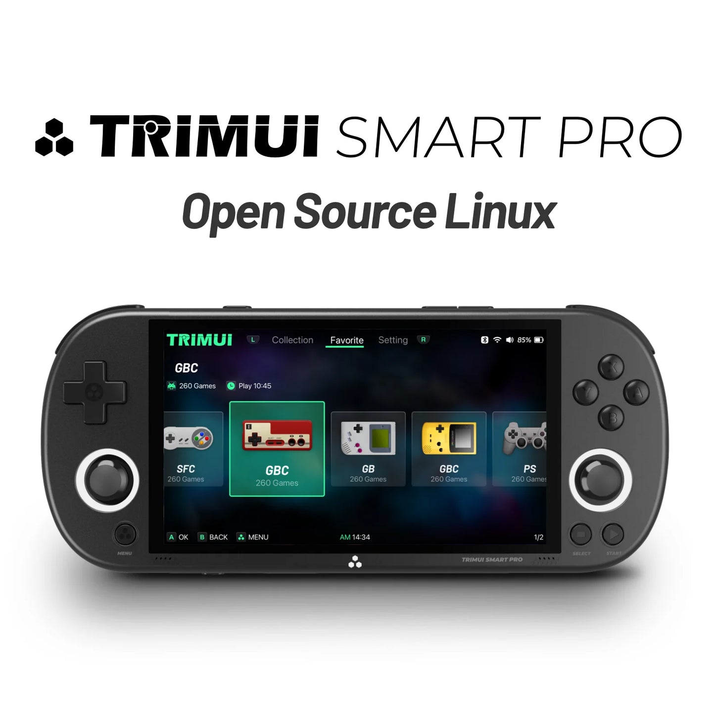 Trimui Smart Pro Handheld Game Console 4.96''