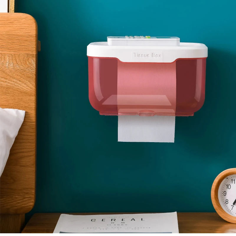 Punch-free Toilet Paper Holder Box