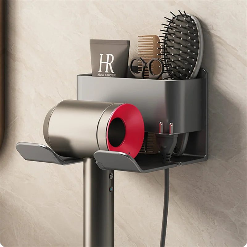 Wall Mounted Hair Dryer Holder