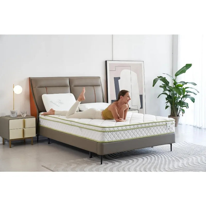 Full Size Mattress - 8 Inch Cool Comfort Foam & Spring Hybrid Mattress