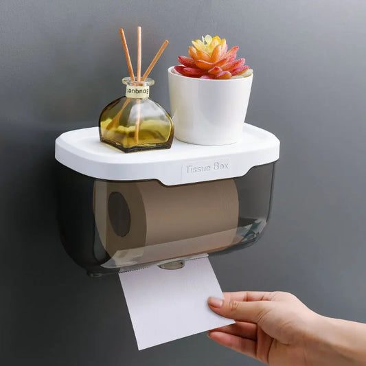 Punch-free Toilet Paper Holder Box