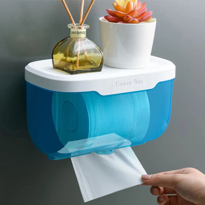 Punch-free Toilet Paper Holder Box