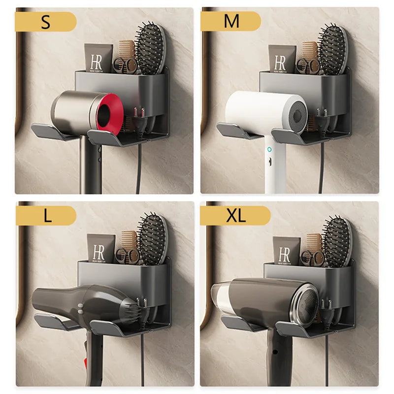 Wall Mounted Hair Dryer Holder