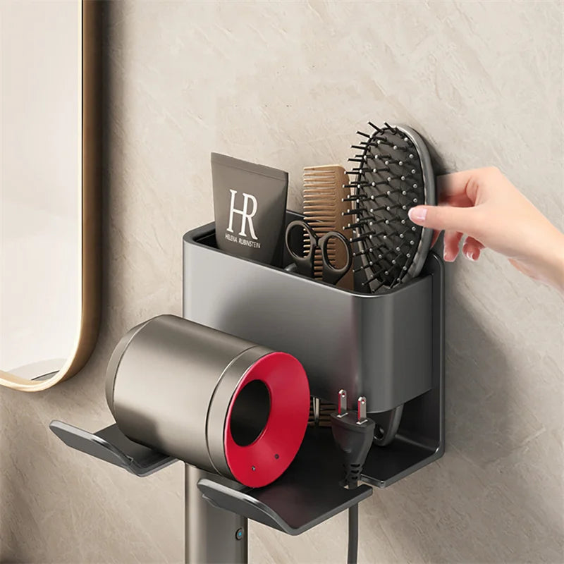 Wall Mounted Hair Dryer Holder