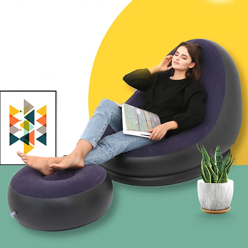 Inflatable Lazy Sofa Chair Set