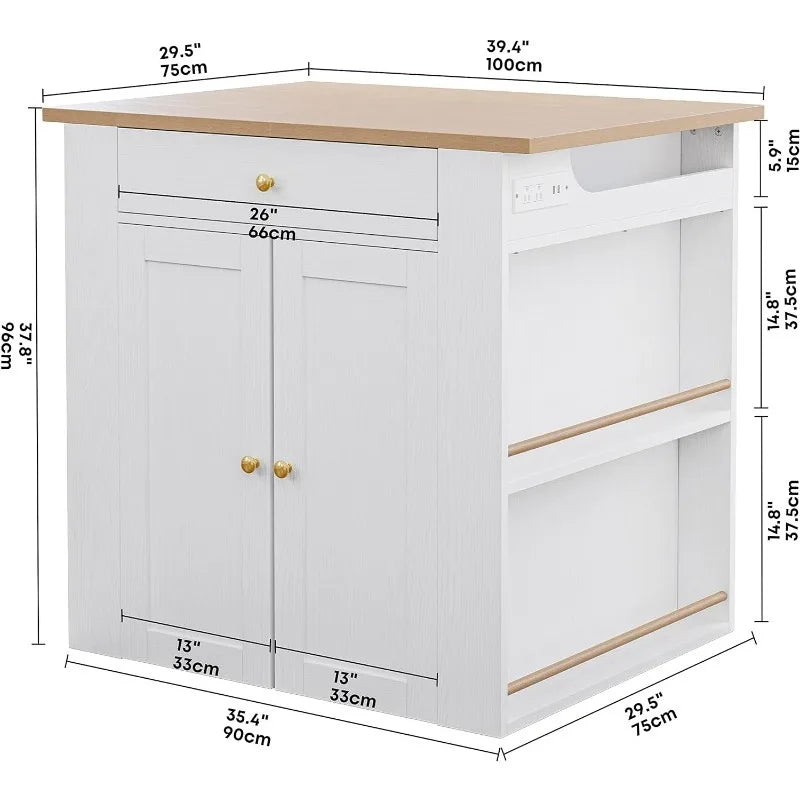 Kitchen Island with Storage