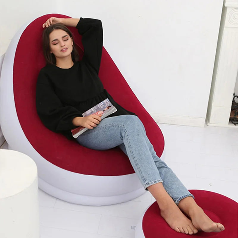 Inflatable Lazy Sofa Chair Set