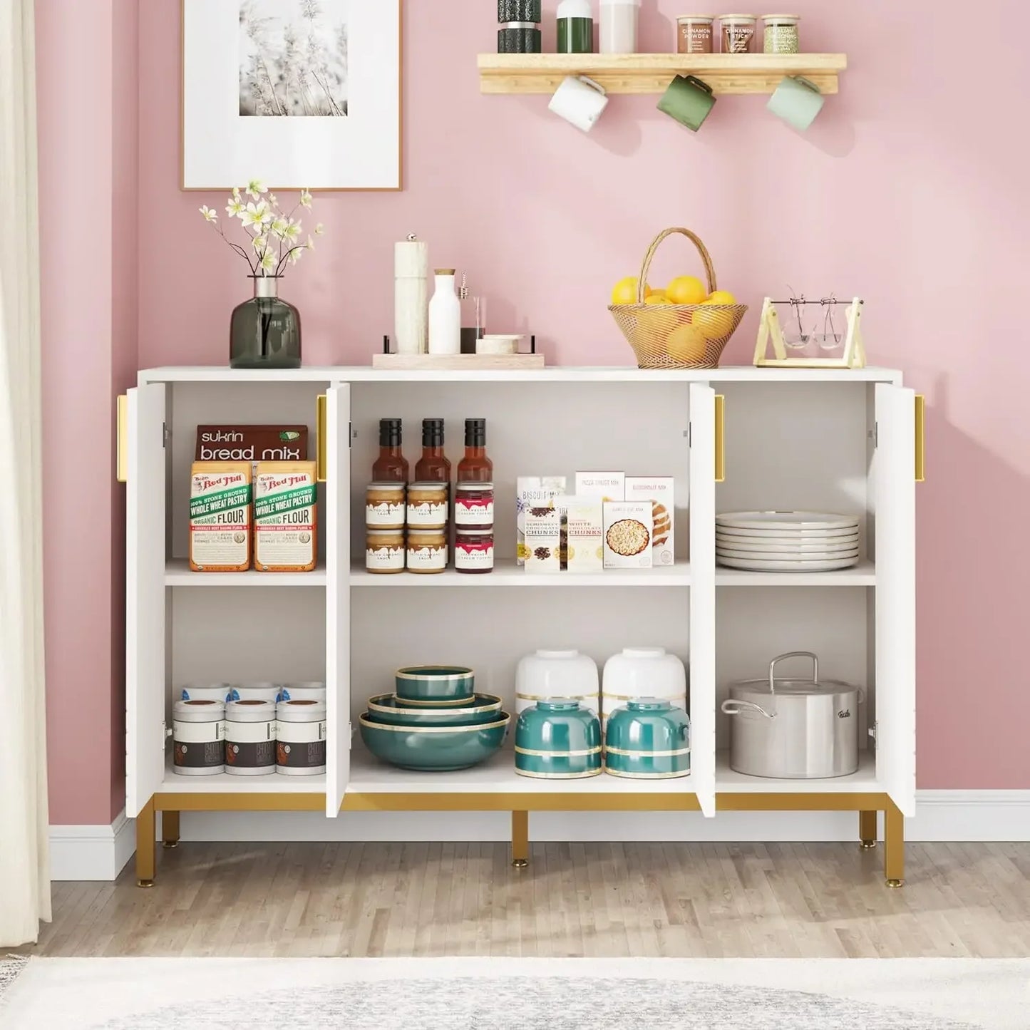 Luxury Buffet Cabinet with Storage