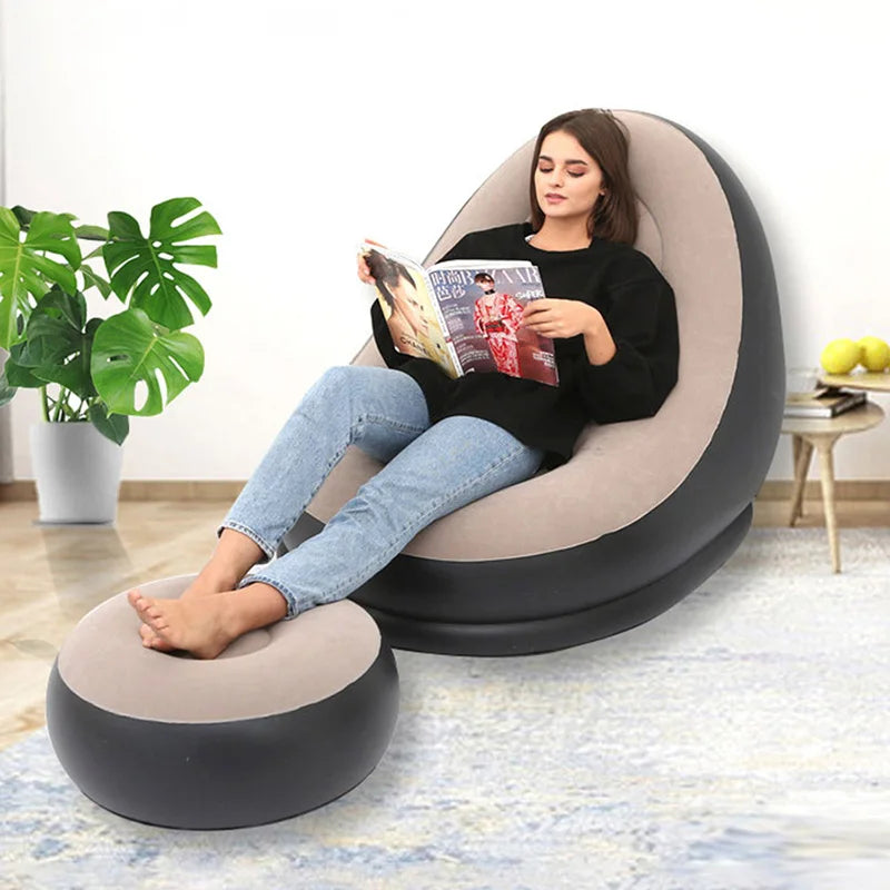 Inflatable Lazy Sofa Chair Set