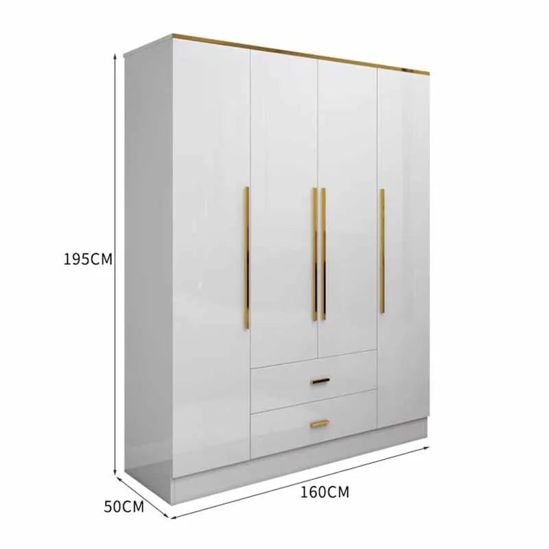 White Gold Wardrobe Designer Organizer