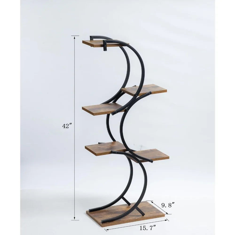 Indoor 6-Tier wrought iron Plant Stand