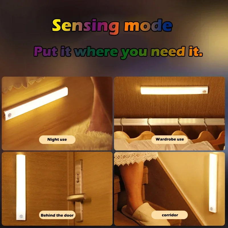 Wireless Rechargeable LED Motion Sensor Cabinet Light