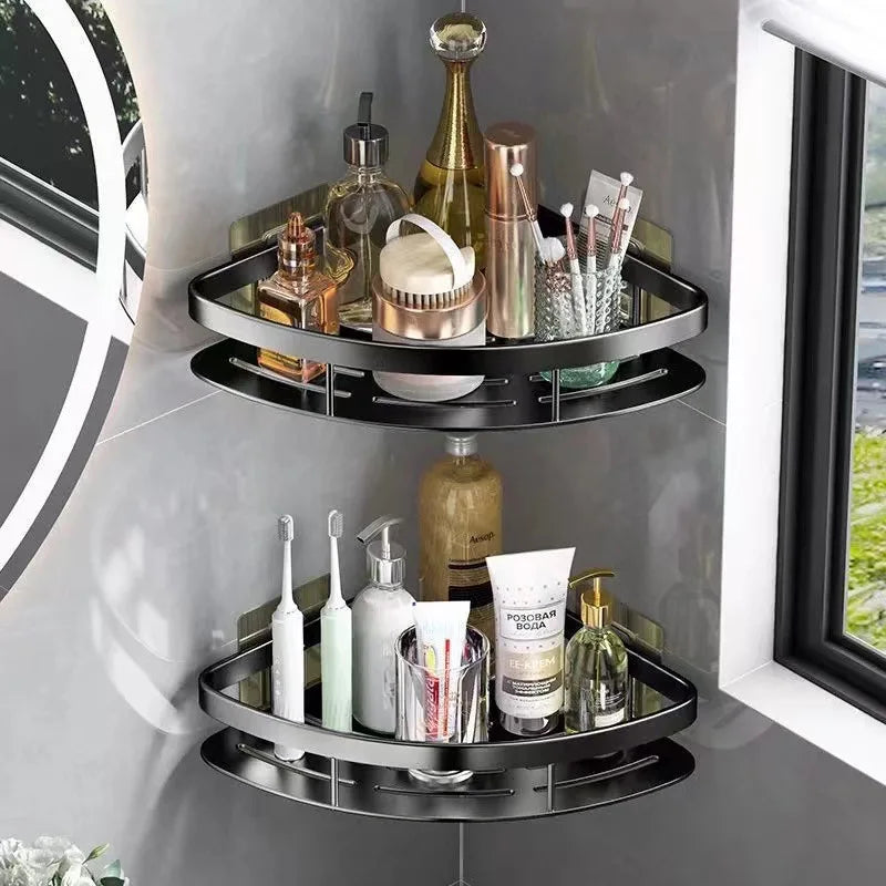 Bathroom Shelf Aluminum Alloy Shampoo Rack