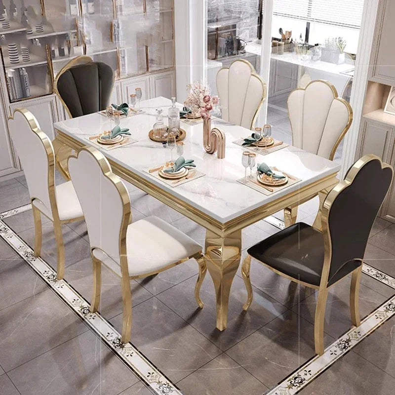 Waterproof Oilproof Luxury Marble Table