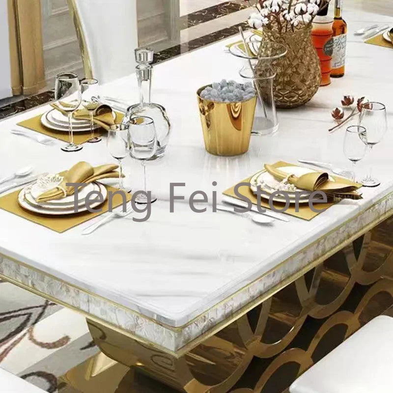 Kitchen Marble Dining Table Sets