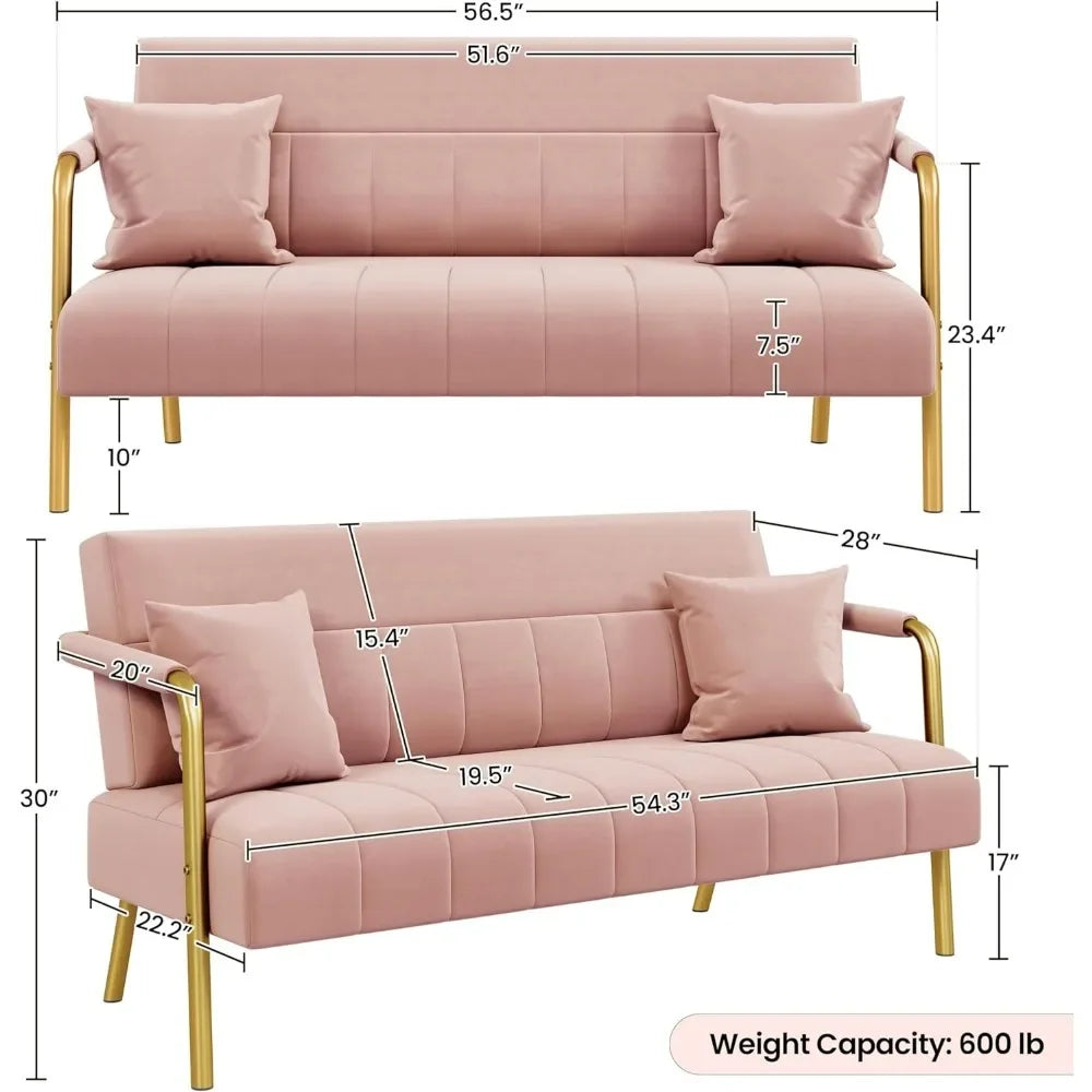 Modern Loveseat 2 Seater Sofa